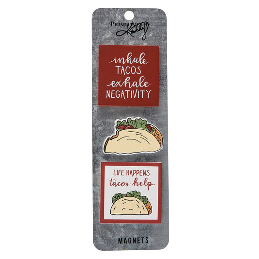 INHALE TACOS MAGNET SET