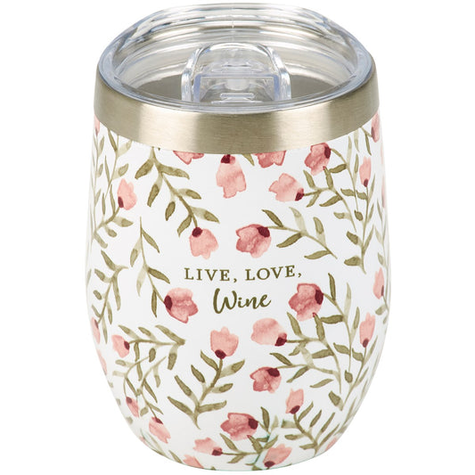LIVE LOVE WINE TUMBLER