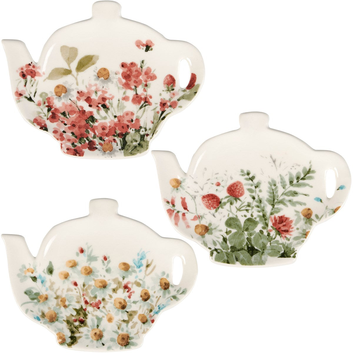 Floral Tea Bag Holder