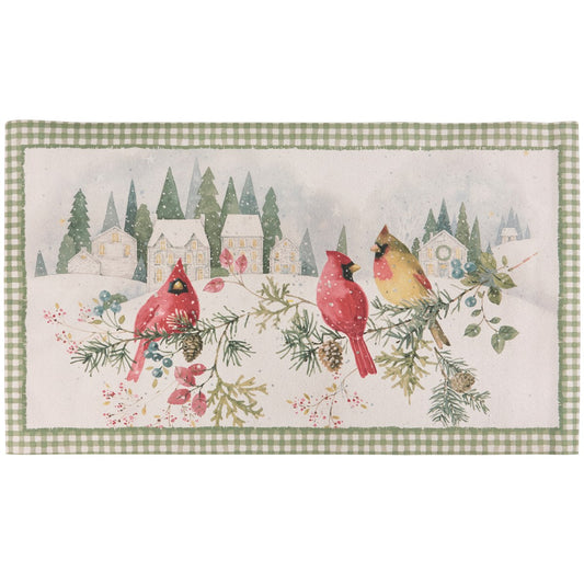 Winter Cardinals Rug