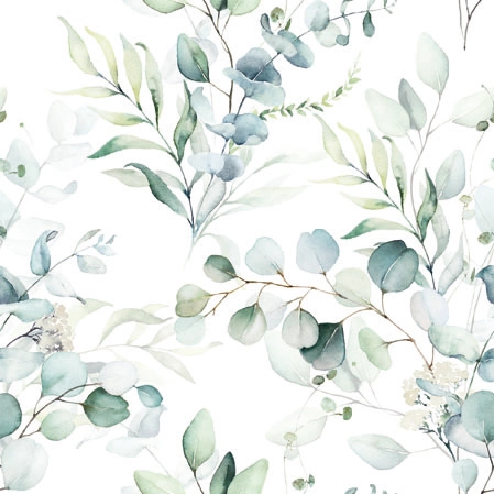 Eucalyptus Allover Beverage Napkin