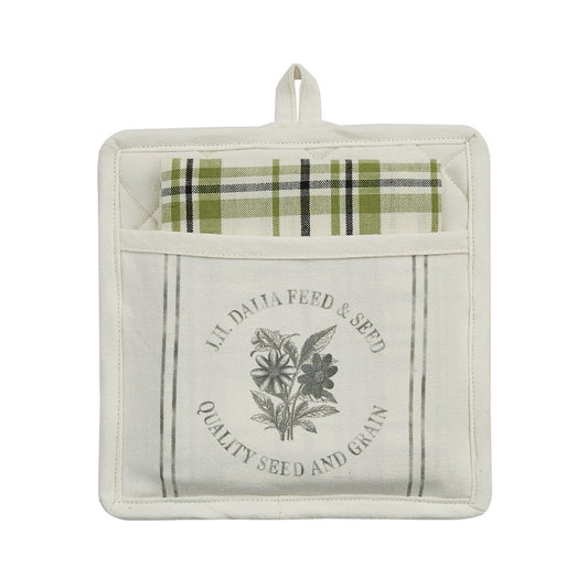 JH Dalia Pocket Potholder Set