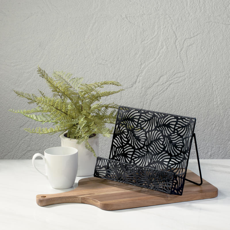 GREY WAVE COOKBOOK STAND