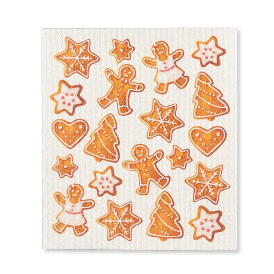 GINGERBREAD COOKIES SWEDISH DISHCLOTH