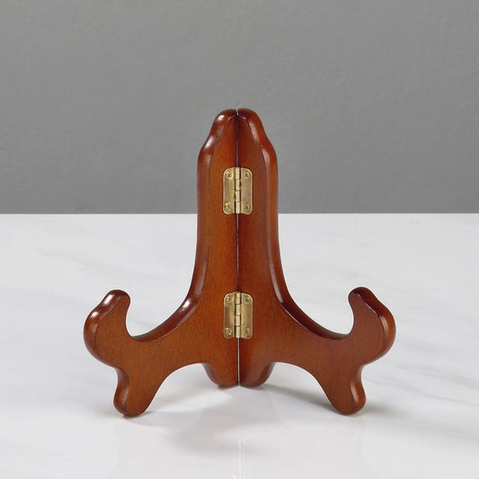 5" Walnut Plate Stand