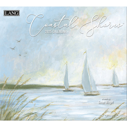 2025 COASTAL SHORES WALL CALENDAR