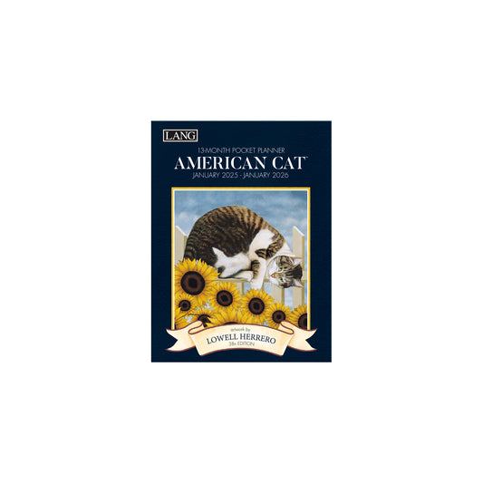 2025 American Cat POCKET PLANNER