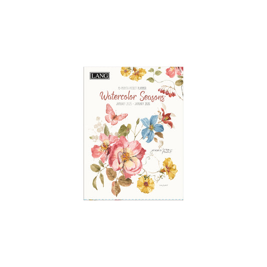 2025 WATERCOLOR SEASONS POCKET PLANNER