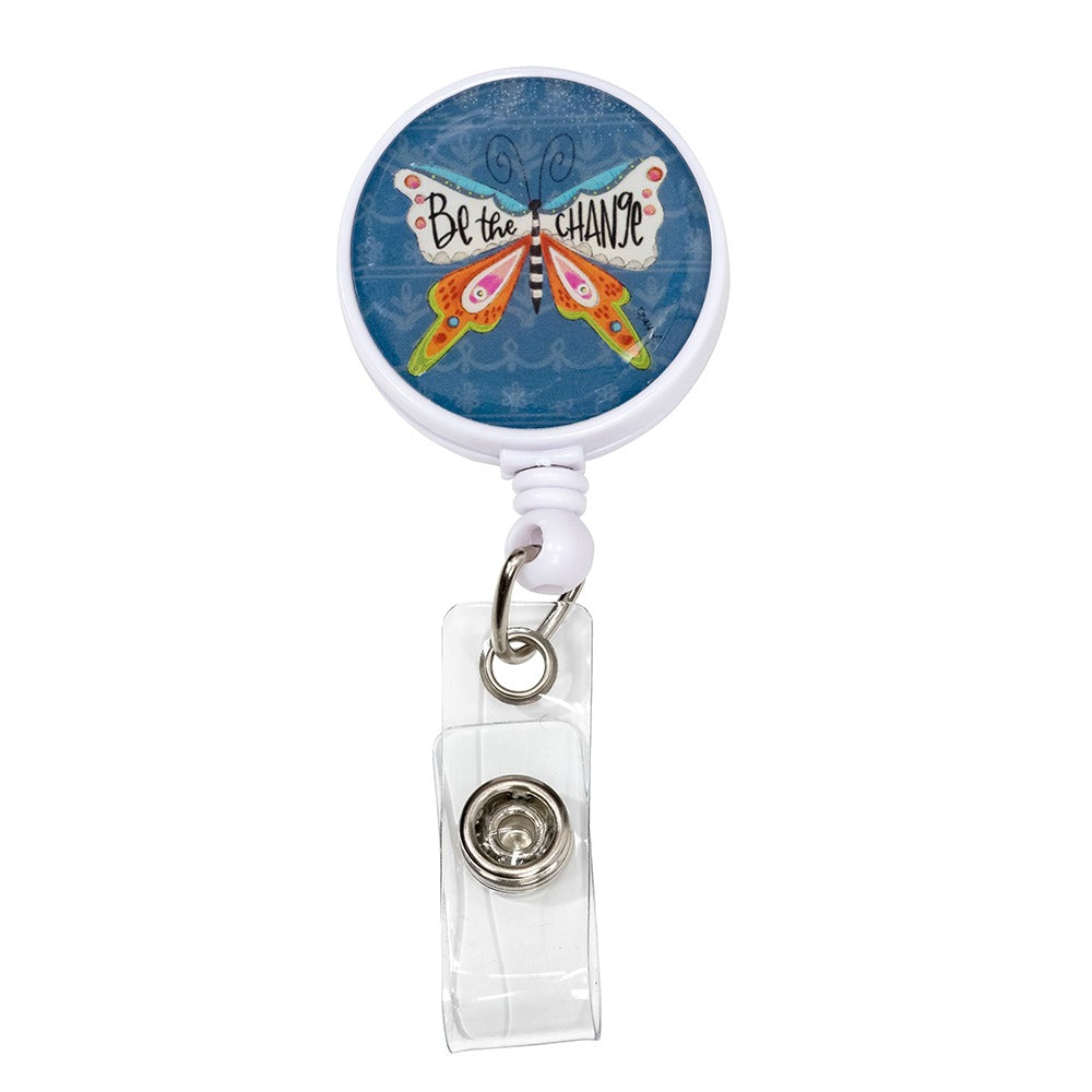 BE THE CHANGE BADGE REEL