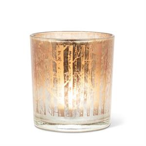 SM BIRCH TREES CANDLE HOLDER