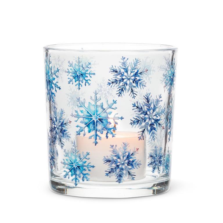 Snowflakes Candle Holder