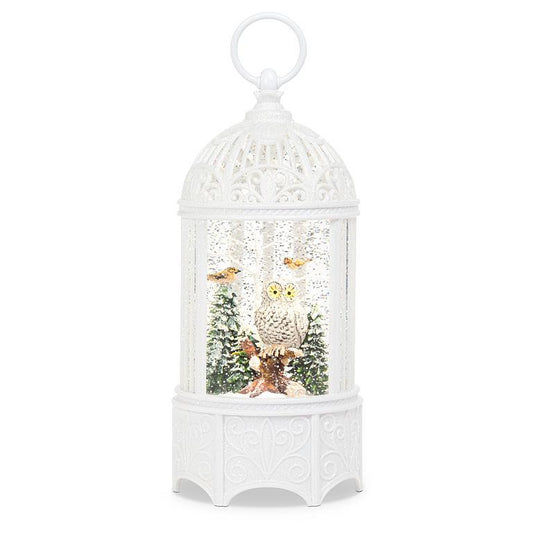 Owl Glitter Lantern