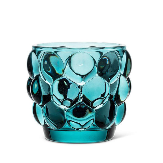Blue Bubble Candle Holder