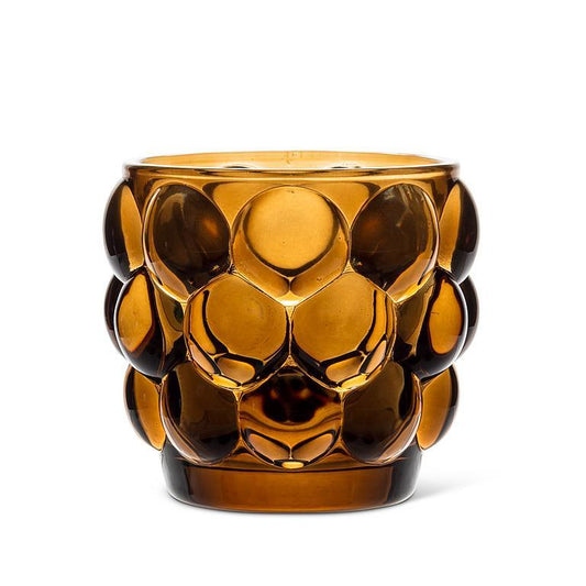 Brown Bubble Candle Holder