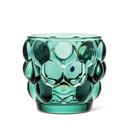 Green Bubble Candle Holder