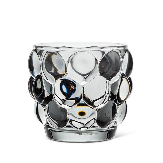 Smoke Grey Bubble Candle Holder