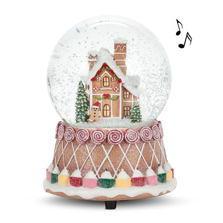 MUSICAL GINGERBREAD SNOWGLOBE