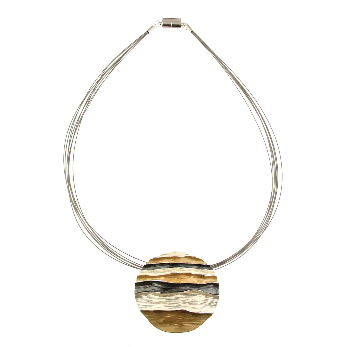 Ocean Waves MAGNETIC PENDANT NECKLACE