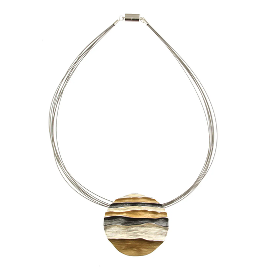 Ocean Waves MAGNETIC PENDANT NECKLACE