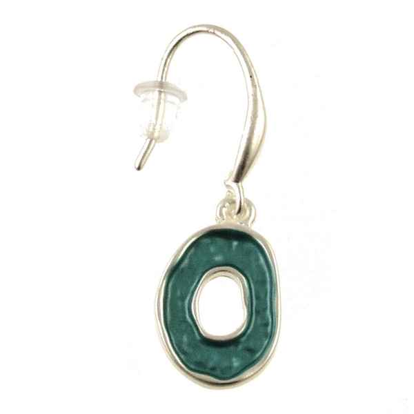 SILVER ORGANIC OVALS EARRINGS
