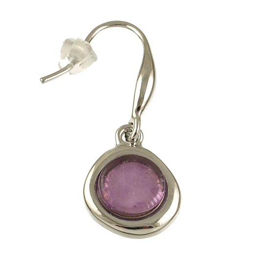 PURPLE CONFETTI CHARM EARRINGS
