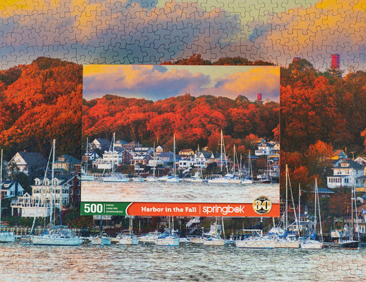 Harbor in the Fall 500PC Puzzle