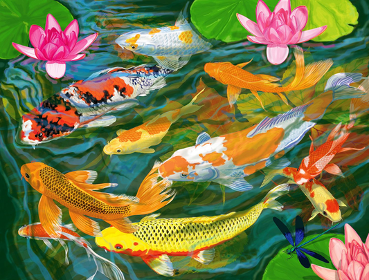 KOI POND 1000 PC Puzzle
