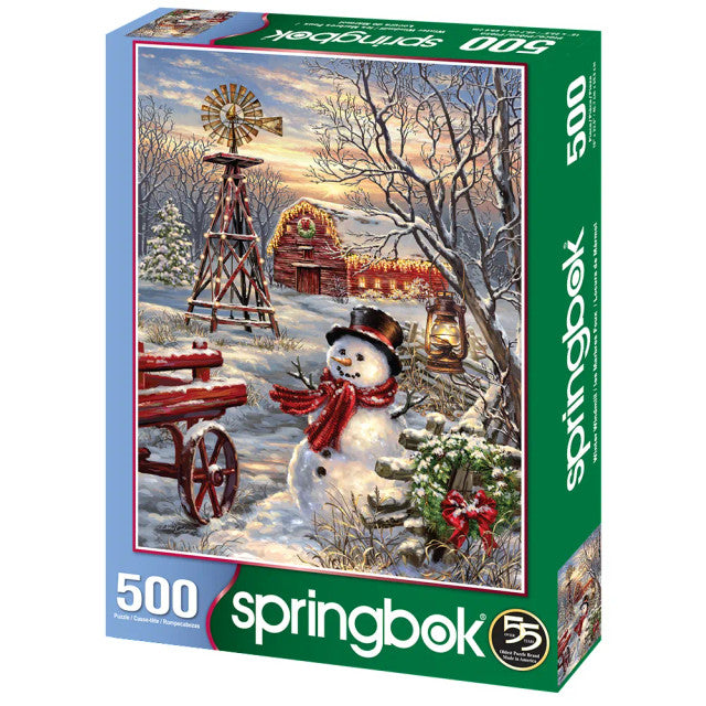 WINTER WINDMILL 500 PC Puzzle