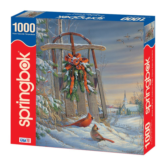 WINTER RED BIRDS 1000 PC Puzzle