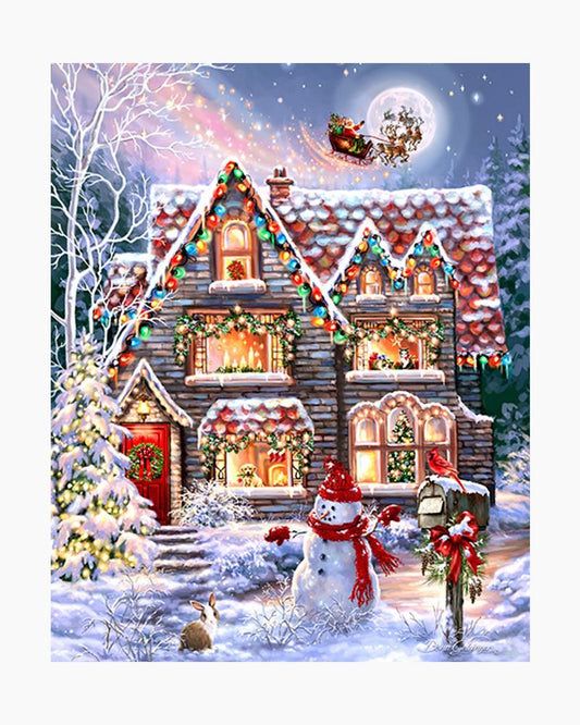 Christmas Eve Cottage 1000 PC Puzzle