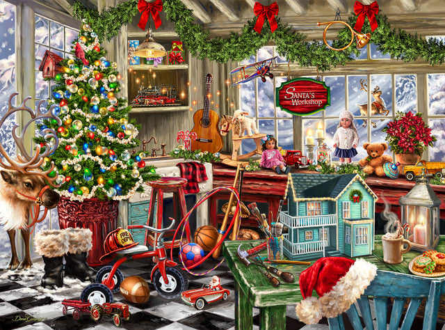 Santa's Workshop 1000 PC Puzzle