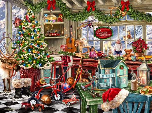 Santa's Workshop 1000 PC Puzzle
