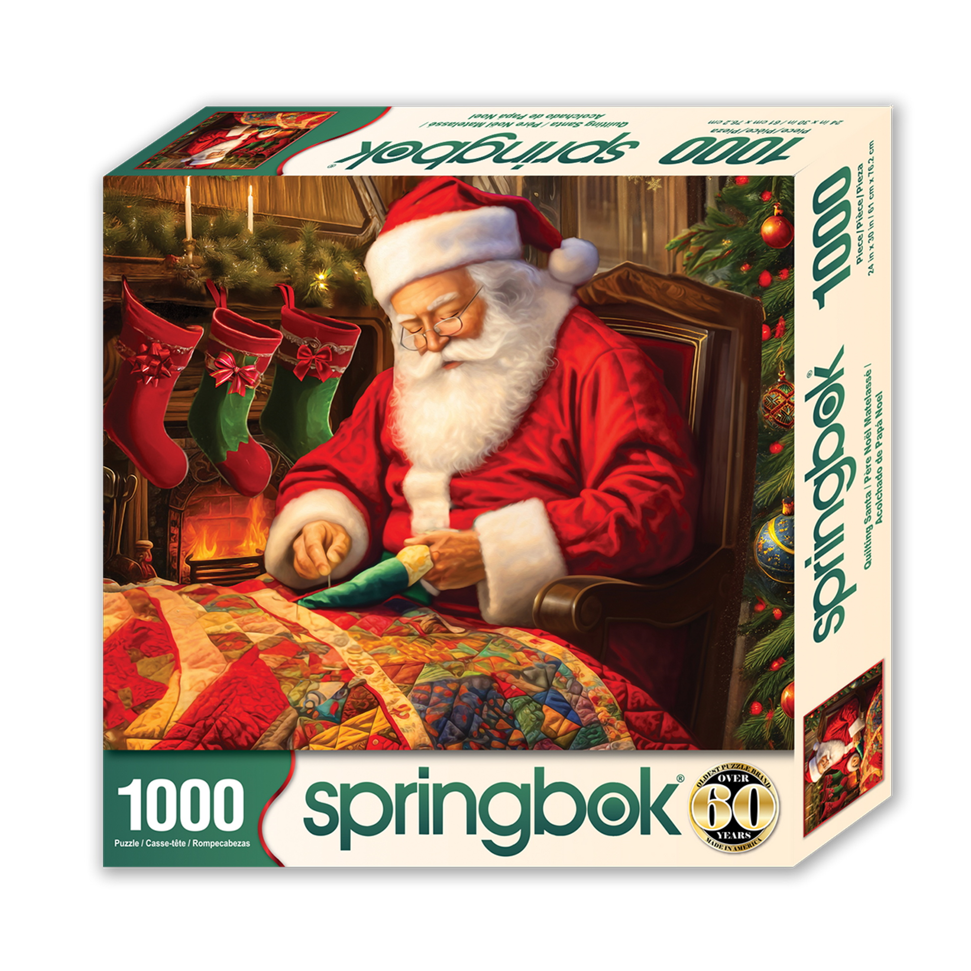 QUILTING SANTA 1000 PC Puzzle