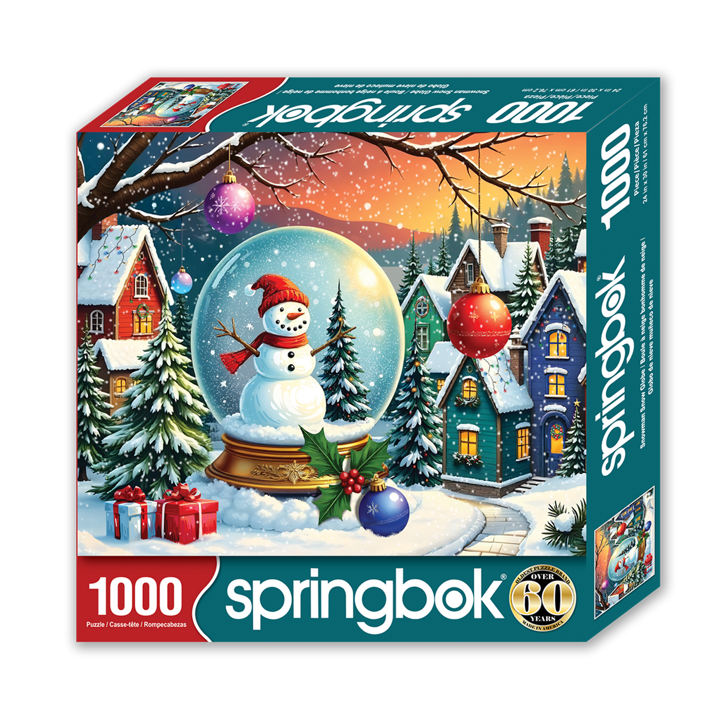 SNOWMAN SNOWGLOBE 1000 PC Puzzle