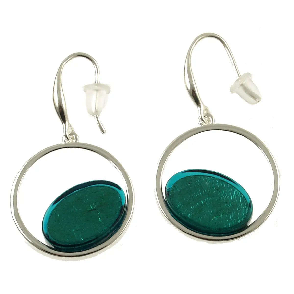 Turquoise Stone Drop Earrings