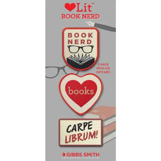 Book Nerd Patch Set