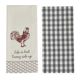 Life Is Best Set 2 Dishtowels