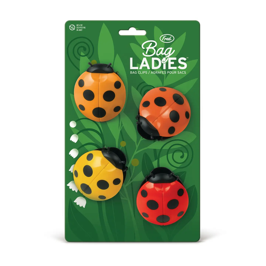 Ladybug Bag Clips - Set of 4