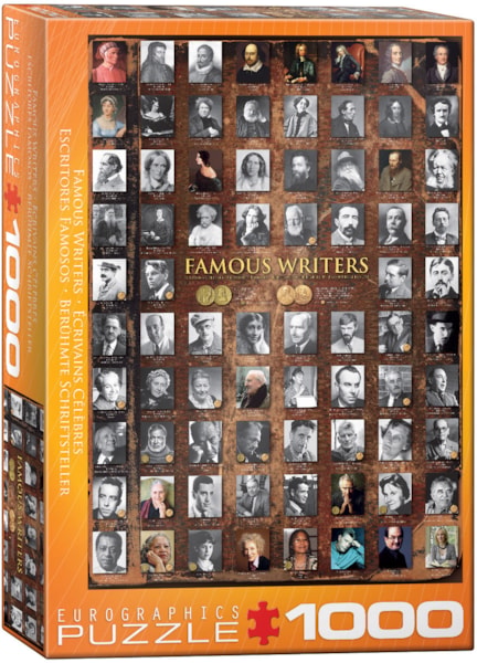FAMOUS WRITTERS 1000PC PUZZLE