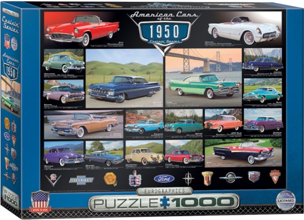 American Cars Of 1950S 1000PC PUZZLE