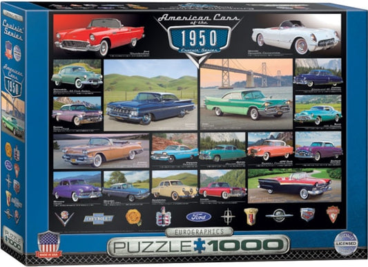American Cars Of 1950S 1000PC PUZZLE