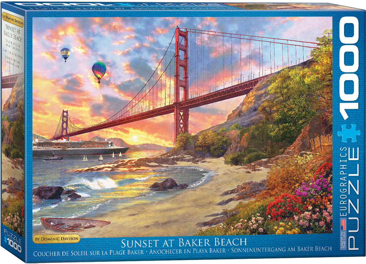 Sunset At Baker Beach 1000PC PUZZLE