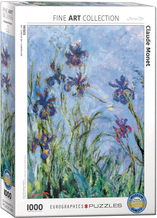 Monet Irises 1000PC PUZZLE