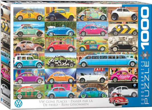 vw Gone Places Dolls 1000PC PUZZLE