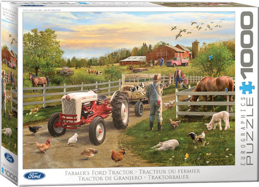 Farmer's Ford Tractor 1000PC PUZZLE