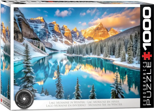 Lake Moraine in Winter 1000PC PUZZLE