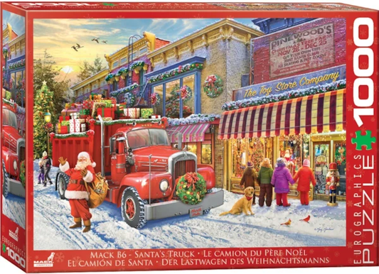 Mack B6 Santa's Truck 1000PC PUZZLE