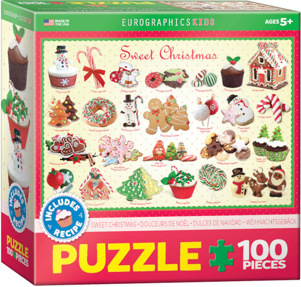 Sweet Christmas 100PC PUZZLE