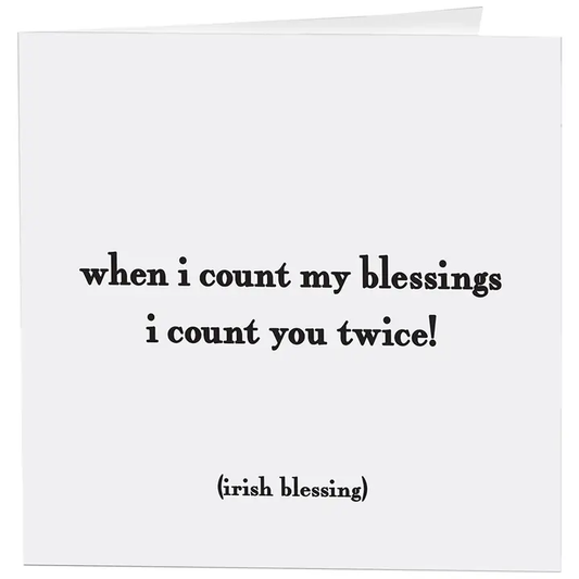*Count My Blessing Card