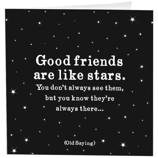 *Good Friends Stars Card